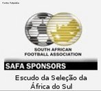 Imagem referente ao escudo da Seleo de Futebol da frica do Sul <br><br> Palavras-chave: esporte, futebol, escudo, frica do Sul.