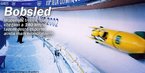 Imagem de atletas dentro de um tren para realizao da prova de bobsled.  <br><br>  Palavras-chave: esporte, esportes de inverno, bobsled.