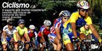 Imagem de vrios atletas pedalando. <br><br> Palavras-chave: esporte, Olimpada, ciclismo.