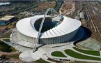 Localizado na cidade de Durban (frica do Sul) - Estdio Moses Mabhida (novo) - capacidade de 70.000 espectadores. <br><br> Palavras-chave: esporte, futebol, estdio, King Senzangakhona, Durban, frica do Sul, Copa do Mundo.