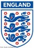 Imagem referente ao escudo da Seleo de Futebol da Inglaterra. <br><br> Palavras-chave: esporte, futebol, escudo, Inglaterra.  