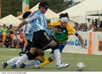 Jogos Parapan-americanos - futebol de 5 para deficientes visuais